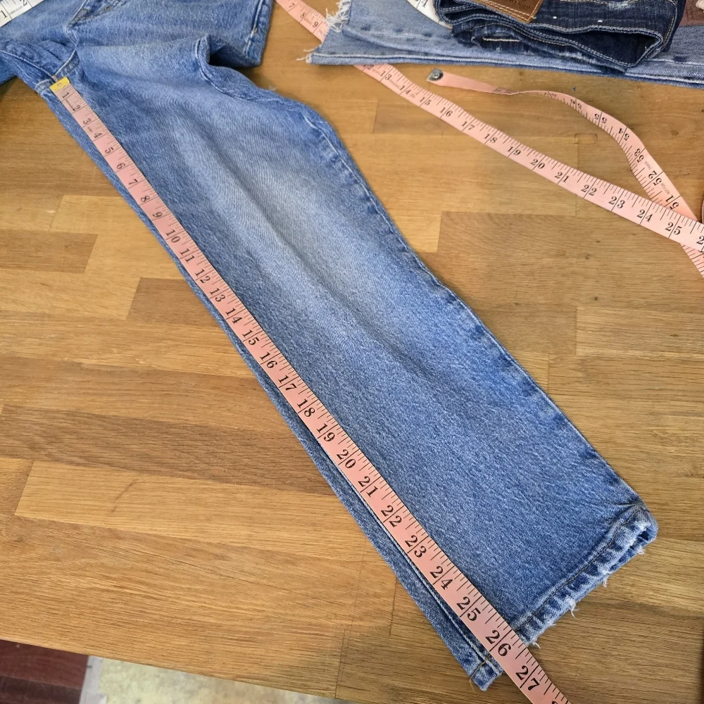 Madewell 23 Classic Straight Jean In Nearwood Wash 23